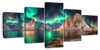 Swirling Moskenes Aurora Wall Art