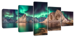 Swirling Moskenes Aurora Wall Art