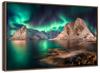 Swirling Moskenes Aurora Wall Art