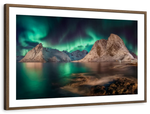 Swirling Moskenes Aurora Wall Art