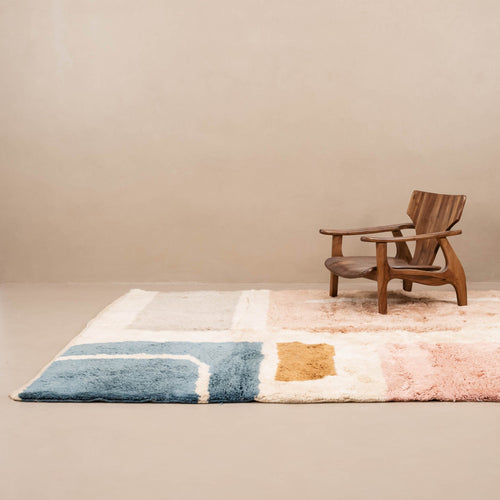 Joyful Horizon - luxury beni mrirt rug