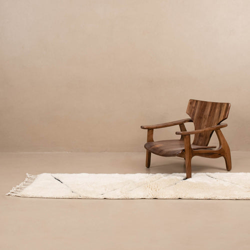 Diagonal Path - Luxury Shag Moroccan Runner Rug