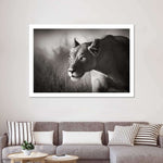 Stalking Lioness Wall Art