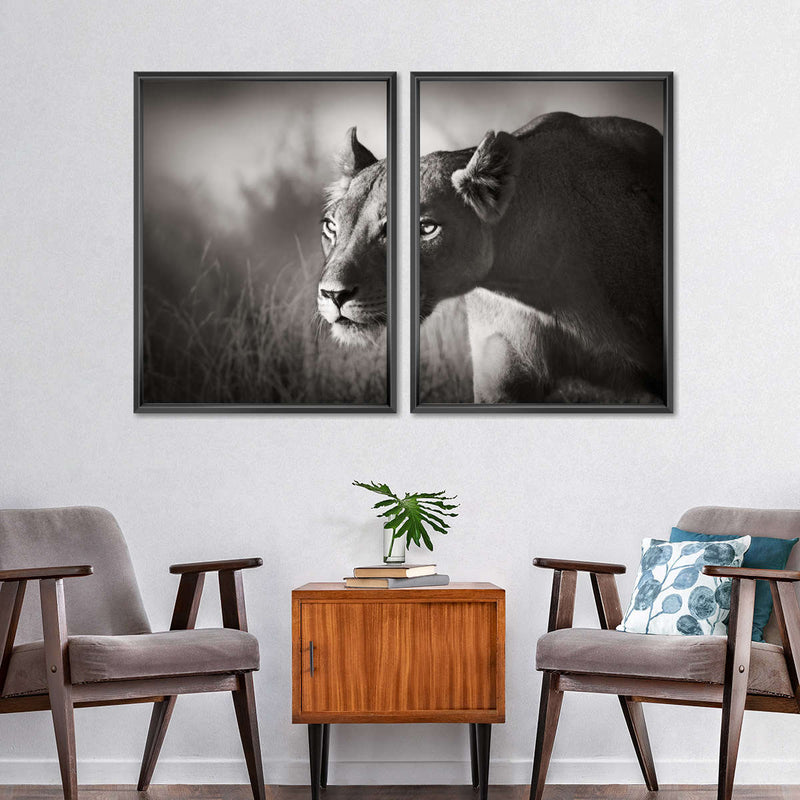 Stalking Lioness Wall Art