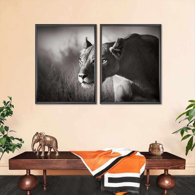 Stalking Lioness Wall Art