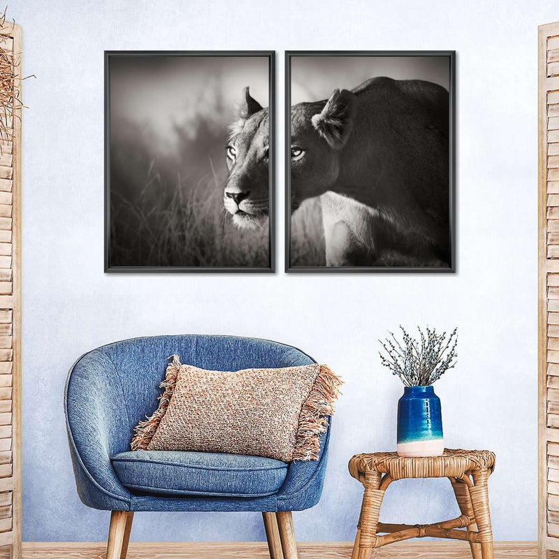 Stalking Lioness Wall Art