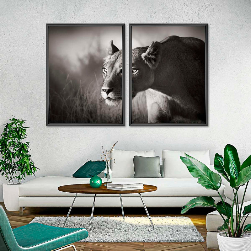 Stalking Lioness Wall Art