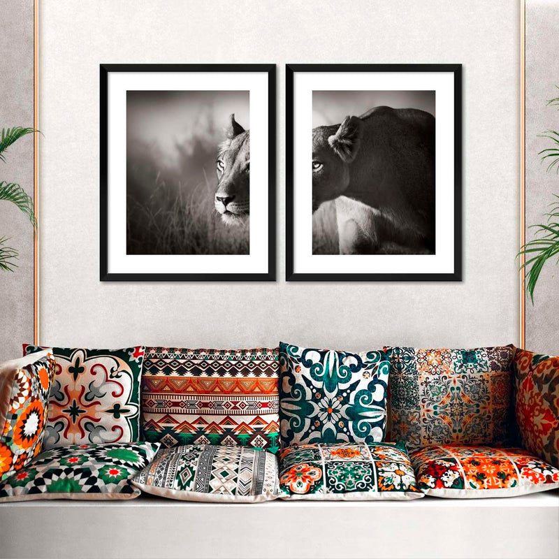 Stalking Lioness Wall Art