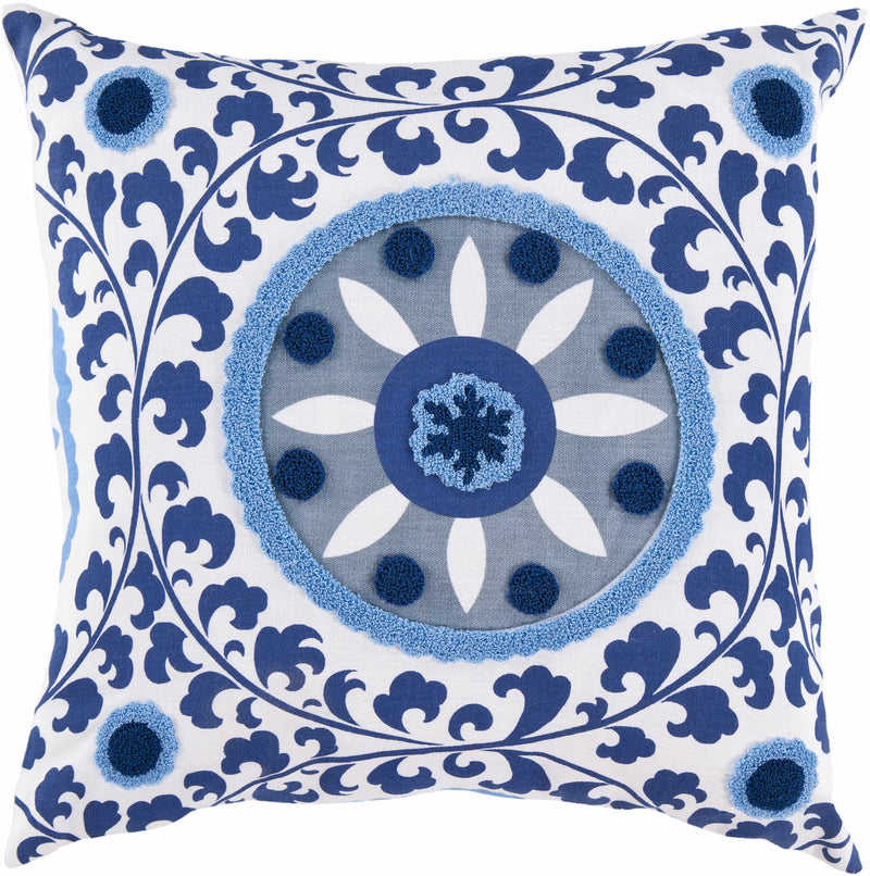 Dalhem Dark Blue Pillow Cover