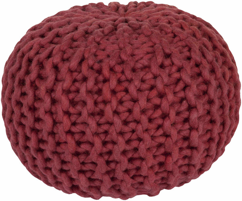 Haidershofen Bright Red Pouf