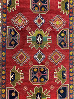 Hand-Knotted Persian Meshgin Wool Rug – 5’ x 11’ – Vintage Tribal Masterpiece