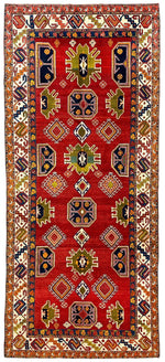 Hand-Knotted Persian Meshgin Wool Rug – 5’ x 11’ – Vintage Tribal Masterpiece