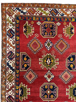 Hand-Knotted Persian Meshgin Wool Rug – 5’ x 11’ – Vintage Tribal Masterpiece