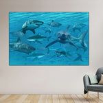 Shiver Of Sharks Wall Art