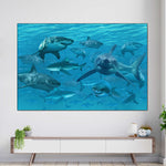Shiver Of Sharks Wall Art