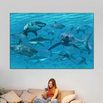 Shiver Of Sharks Wall Art