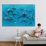 Shiver Of Sharks Wall Art