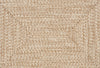 Cream Braided Faux Jute Rug