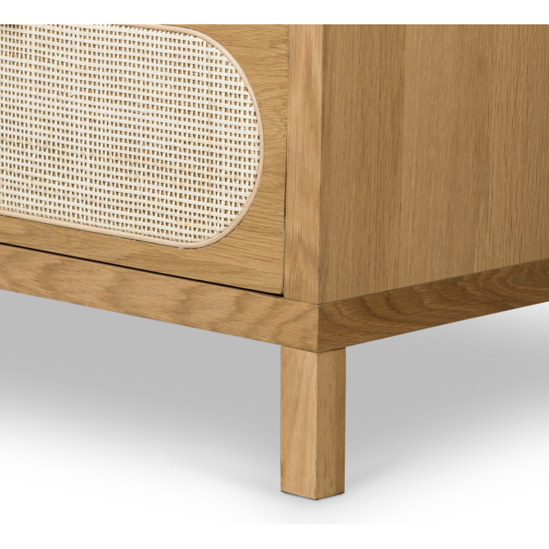 Allegra 8 Drawer Dresser - Natural Cane | ready to ship!