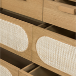 Allegra 8 Drawer Dresser - Natural Cane | ready to ship!