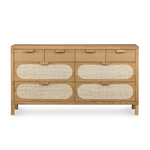 Allegra 8 Drawer Dresser - Natural Cane | ready to ship!