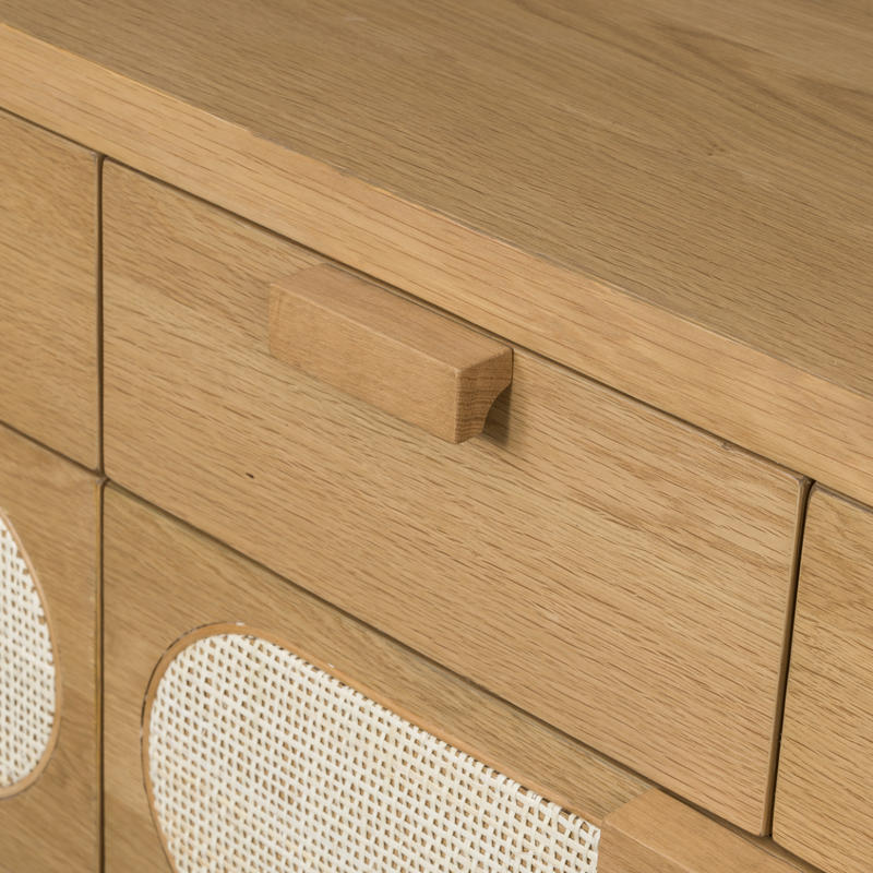 Allegra 8 Drawer Dresser - Natural Cane | ready to ship!
