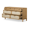 Allegra 8 Drawer Dresser - Natural Cane | ready to ship!