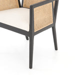 Antonia Cane Brushed Ebony Dining Armchair | ready to ship!