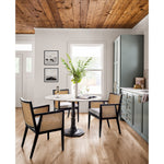Antonia Cane Brushed Ebony Dining Armchair | ready to ship!