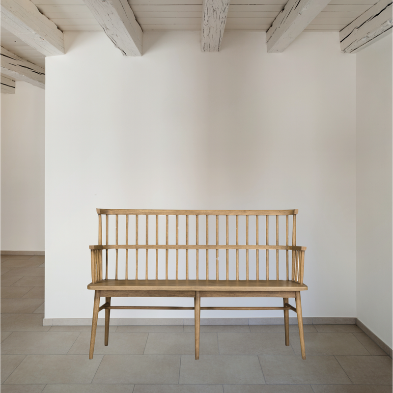 Aspen Bench - Sandy Oak | shipping 5/27/2025