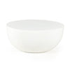 Drum Iron Coffee Table - Matte White | ready to ship!
