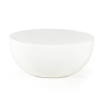 Drum Iron Coffee Table - Matte White | ready to ship!