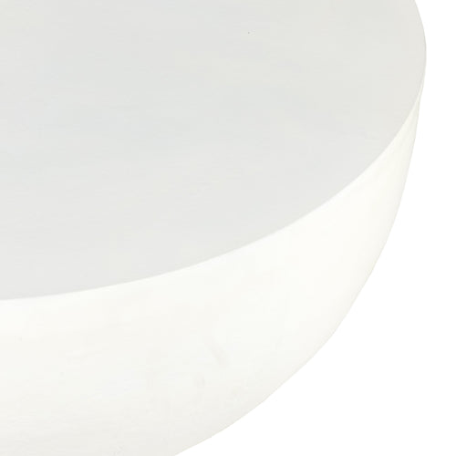 Drum Iron Coffee Table - Matte White | ready to ship!