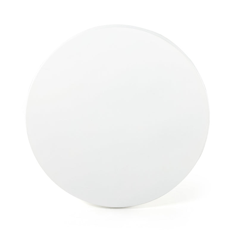 Drum Iron Coffee Table - Matte White | ready to ship!