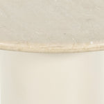 Belle Round Dining Table - Cream Marble | shipping 5/29/2025