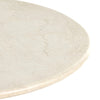 Belle Round Dining Table - Cream Marble | shipping 5/29/2025