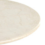 Belle Round Dining Table - Cream Marble | shipping 5/29/2025