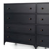 Belmont Black 8 Drawer Metal Dresser | ready to ship!