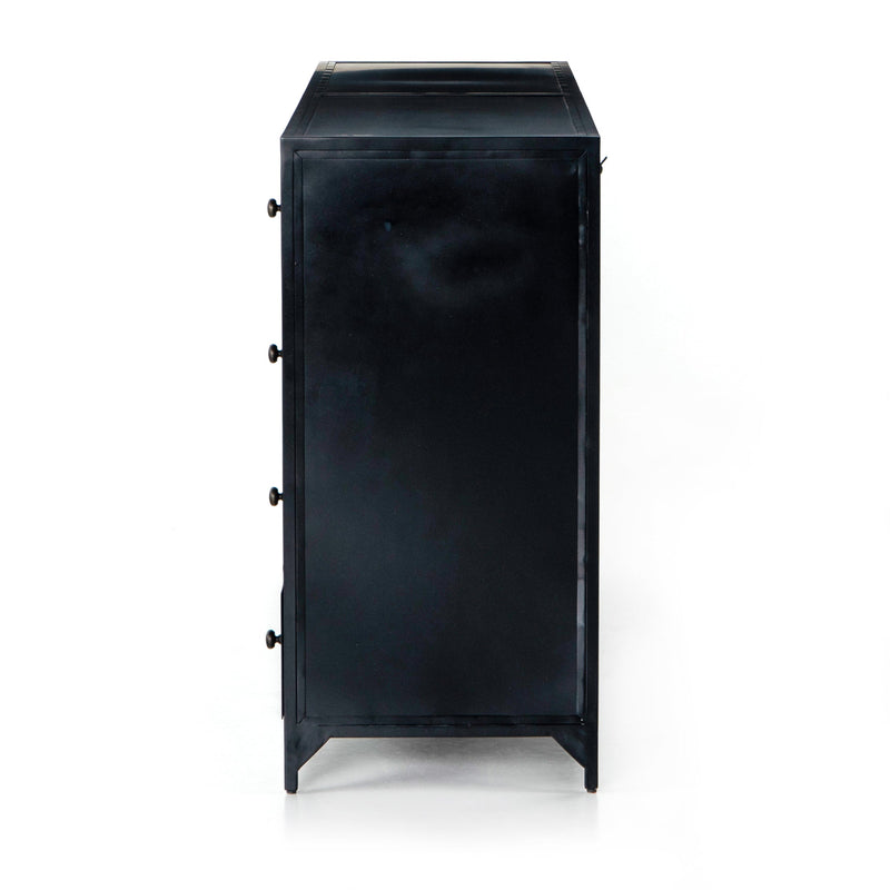 Belmont Black 8 Drawer Metal Dresser | ready to ship!