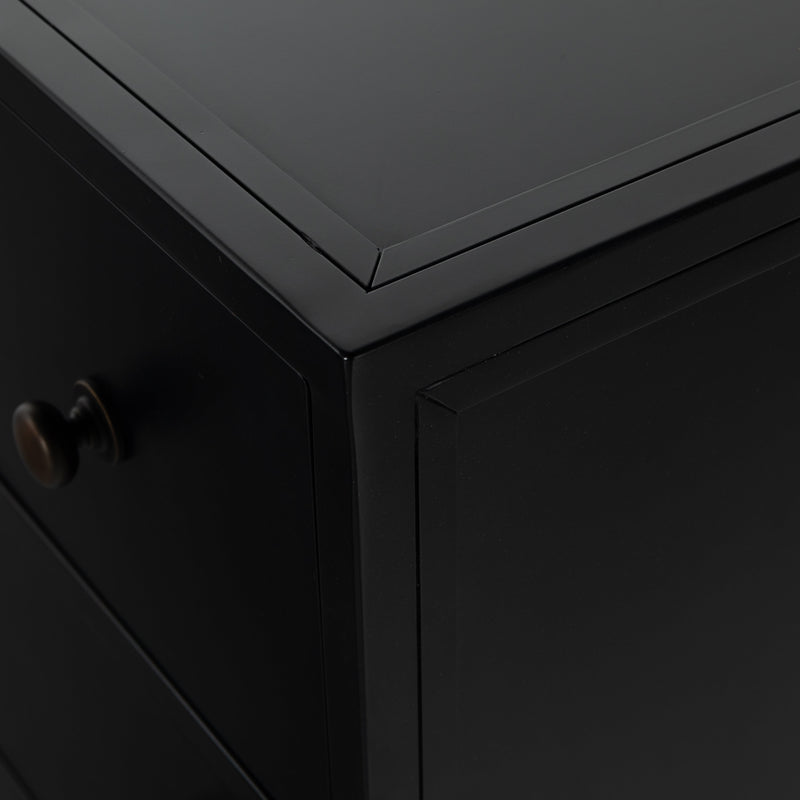 Belmont Black 8 Drawer Metal Dresser | ready to ship!