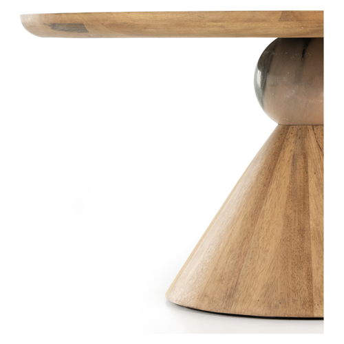 Bibianna Dining Table - Smoked Honey | shipping 5/26/2025