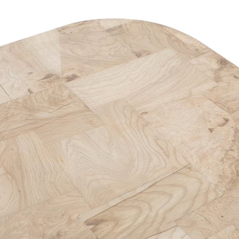 Blanco Coffee Table - Bleached Burl | ready to ship!