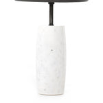 Cronos End Table - Polished White Marble | ready to ship!