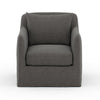 Dade Outdoor Swivel Chair - Charcoal | shipping 5/27/2025
