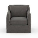 Dade Outdoor Swivel Chair - Charcoal | shipping 5/27/2025