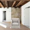 Dade Outdoor Swivel Chair - Stone Grey | shipping 5/27/2025