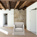 Dade Outdoor Swivel Chair - Stone Grey | shipping 5/27/2025