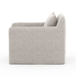 Dade Outdoor Swivel Chair - Stone Grey | shipping 5/27/2025