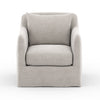 Dade Outdoor Swivel Chair - Stone Grey | shipping 5/27/2025