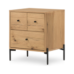 Eaton Light Oak Resin Nightstand | ready to ship!